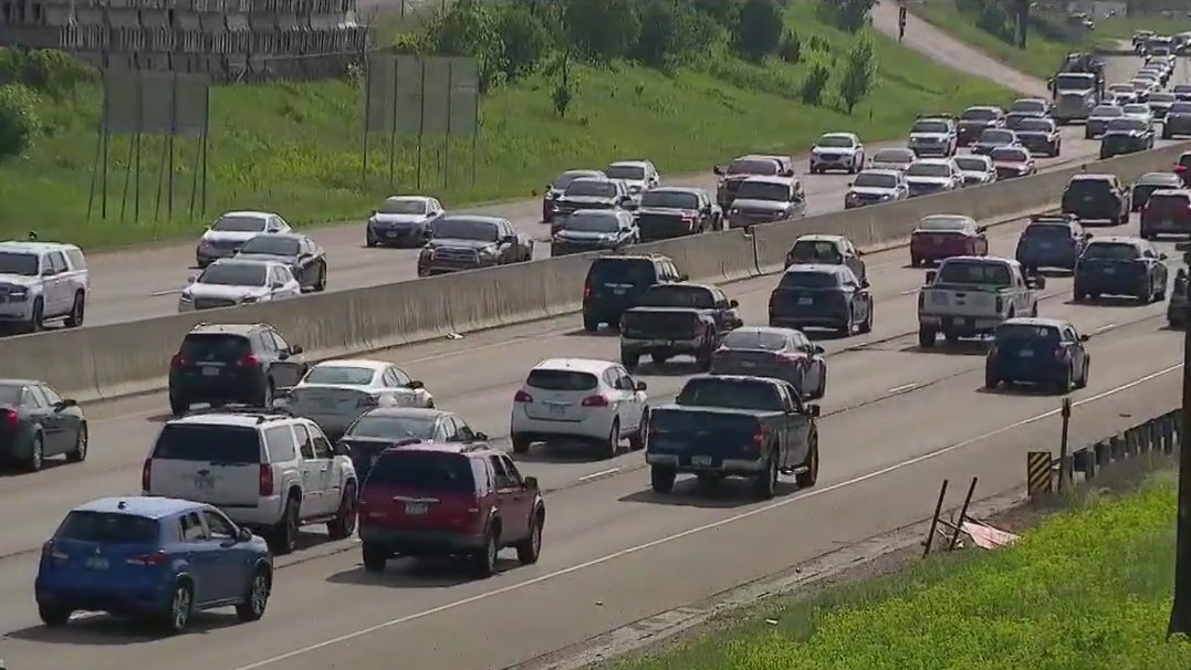Massive construction project underway on I-494