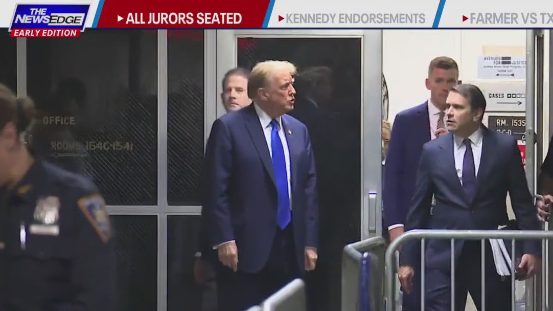 Jurors seated in Trump's criminal trial