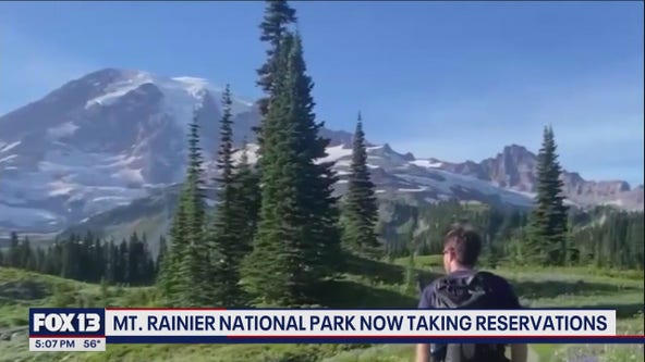 Mt. Rainier National Park now requires reservations