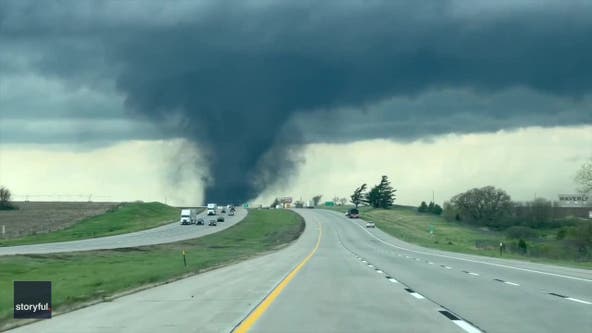 Massive tornado hits Nebraska