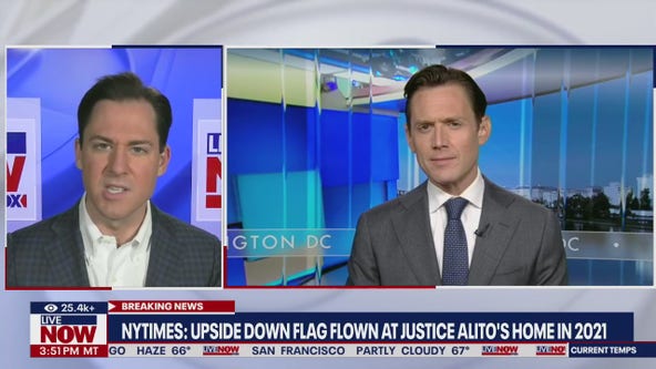Upside down flag flown at Justice Alito's home in 2021