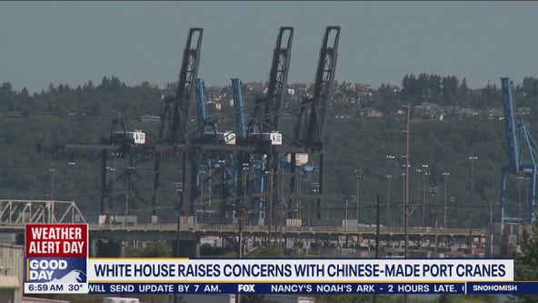 Rising concerns over Chinese 'spy cranes' in Seattle, Tacoma