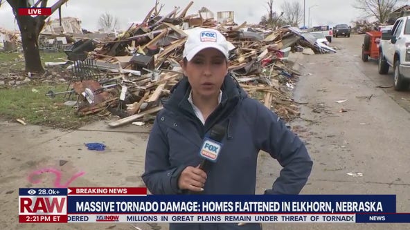 Massive tornado damage in Nebraska amid outbreak