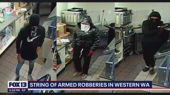 String of armed robberies in Western WA