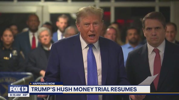 Trump's hush money trial update