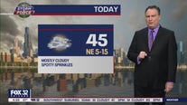 Tuesday morning forecast for Chicagoland on Dec. 6th