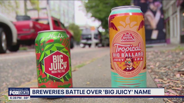 WA breweries battle over "Big Juicy" name