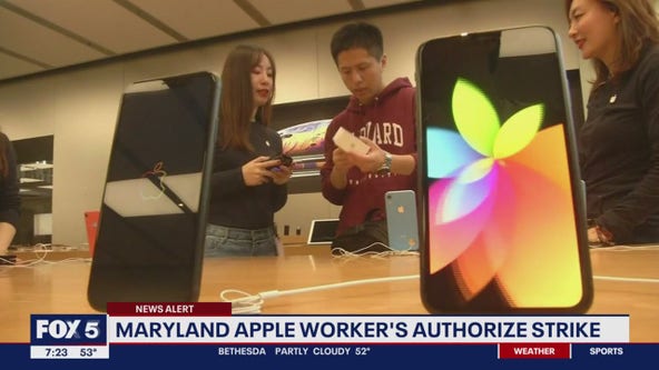 Maryland Apple Store employees vote to authorize first strike over working conditions