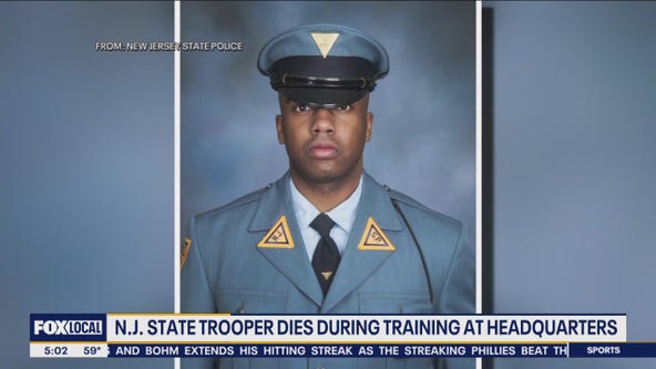 New Jersey state trooper dies during training at headquarters