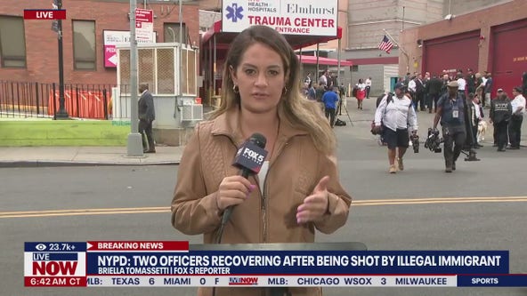 NYPD officers released after being shot by migrant