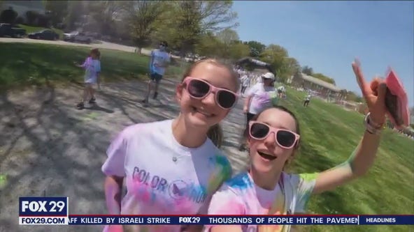 Inside Hope For Hallie's Color Run in Swarthmore