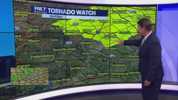 Austin weather: Tornado watch for some counties