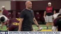 Gophers football holds spring practice open to fans