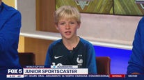World Cup fever junior sportscaster