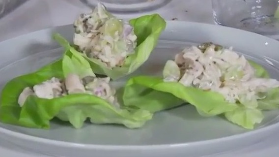 Chicken salad lettuce wraps recipe from FOX 7 Austin's Tierra Neubaum