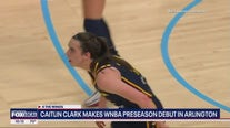 Caitlin Clark makes preseason debut in DFW