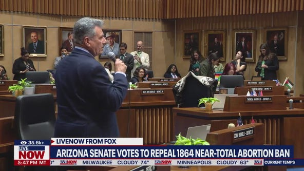 Arizona senate votes to repeal 1864 near-total abortion ban