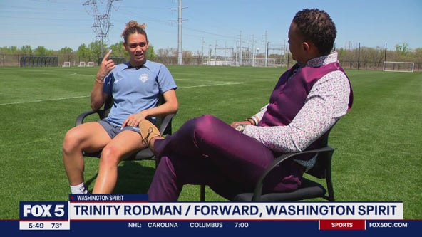 Trinity Rodman of the Washington Spirit on what she learned from father, Dennis Rodman