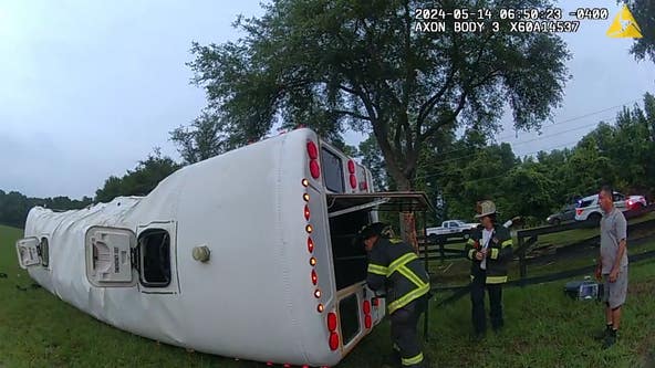 Bodycam video: Deadly Florida migrant bus crash