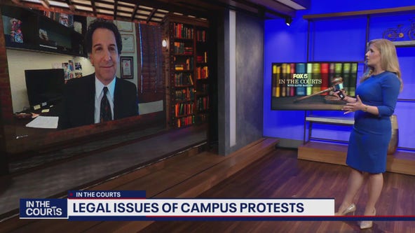 Legal issues surrounding campus protests