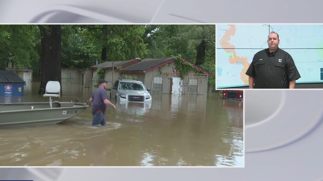 Harris County official's update on water levels