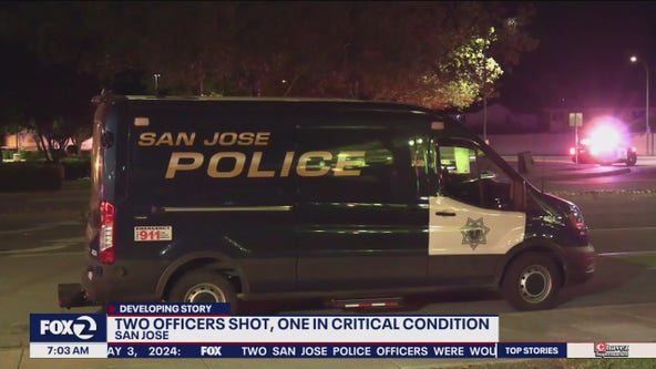 San Jose officers wounded in shooting at hotel