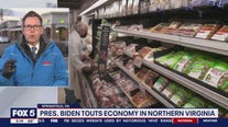 President Biden visits Northern Virginia to tout economy