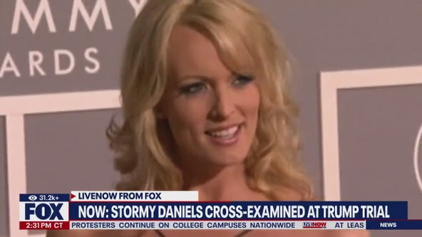 Stormy Daniels cross-examined at Trump trial