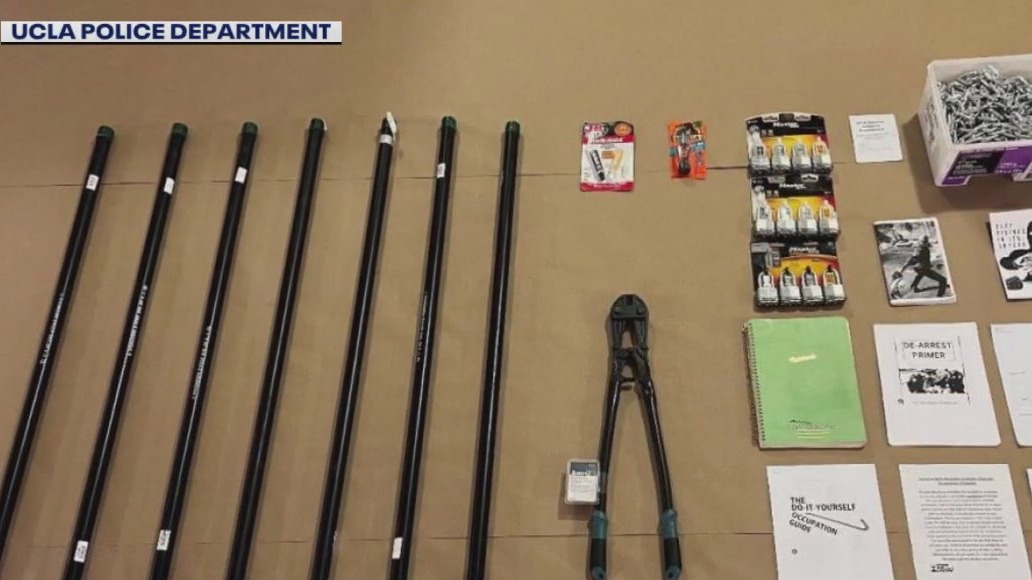 UCLA PD shares recovered items