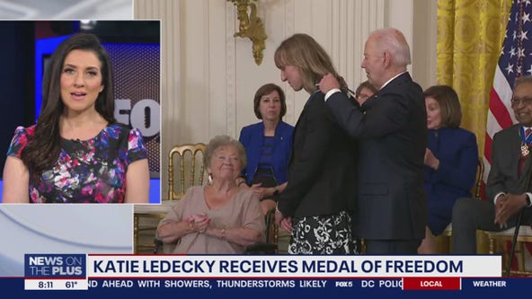 Katie Ledecky honored with Presidential Medal of Freedom