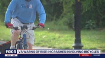 Virginia warns of rise in crashes involving bicycles