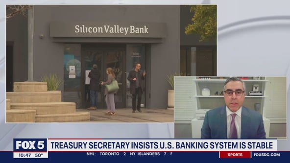 Treasury secretary insists US banking system is stable