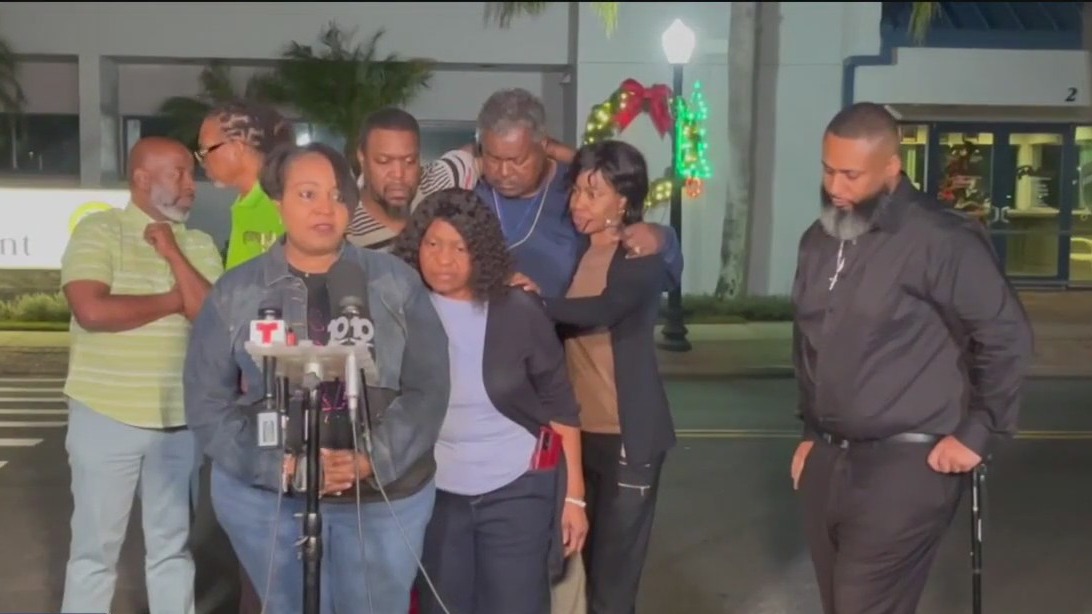Family calls for officer's firing after fatal crash