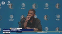 Kyrie Irving reacts to game-winning buzzer shot