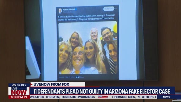 11 defendants plead not guilty in AZ fake electors case