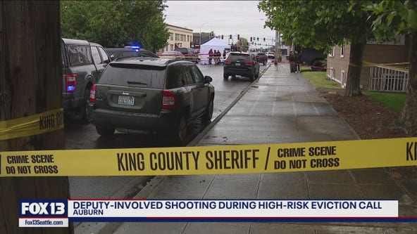 Man shot by deputies during high-risk eviction call