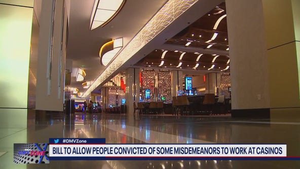 Maryland bill to allow people convicted of some misdemeanors to work at casinos