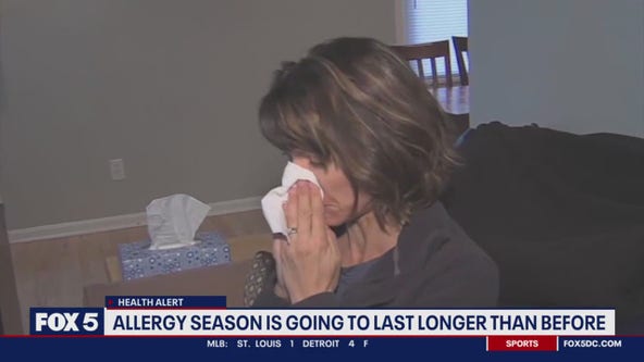 Allergy season lasting longer than before, experts say