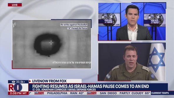 Israel-Hamas war: IDF discusses pause ending