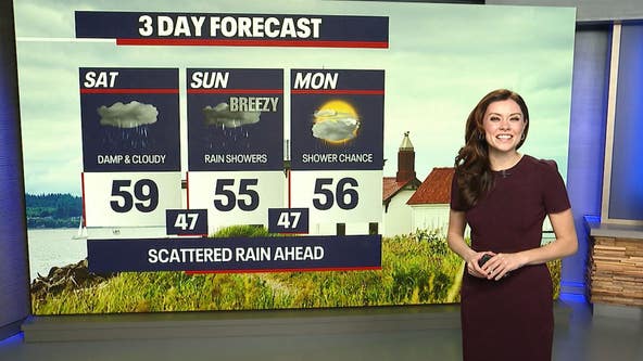 Seattle weather: Rainy weekend before a warm up
