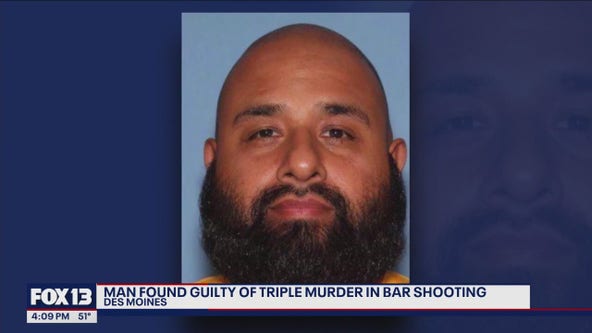 Man found guilty of triple murder in WA bar shooting
