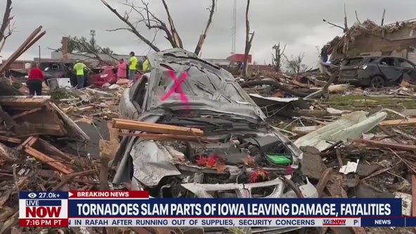 Multiple people dead after tornado slams Iowa