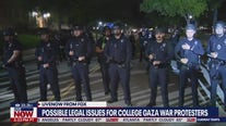 Possible legal issues for protests on college campuses