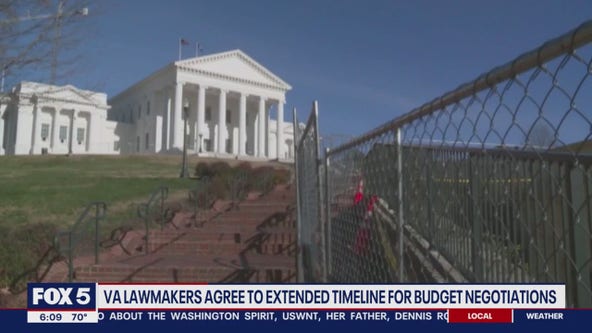 Virginia lawmakers agree to extend timeline of budget negotiations