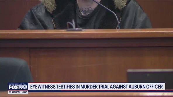 Eyewitness testifies in murder trial against Auburn officer