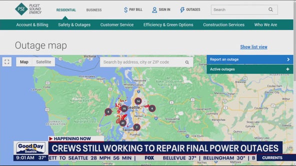 Crews still working to repair final power outages