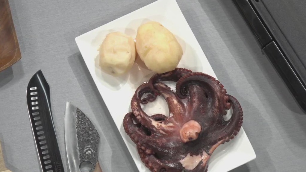 Spain octopus recipe from Take a Chef