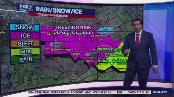 Austin weather: Winter storm warning extended for Central Texas