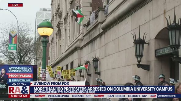 100+ protestors arrested at Columbia University
