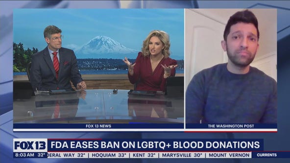FDA eases ban on LGBTQ+ blood donations